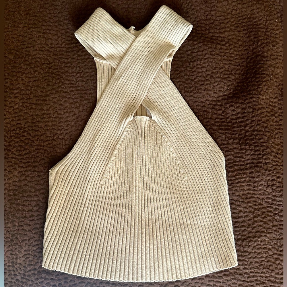 Cider Beige Tank Top